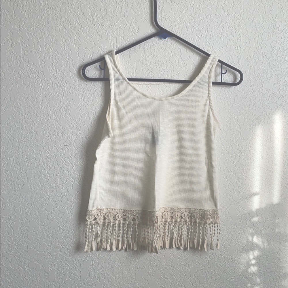 Off White Tank Top